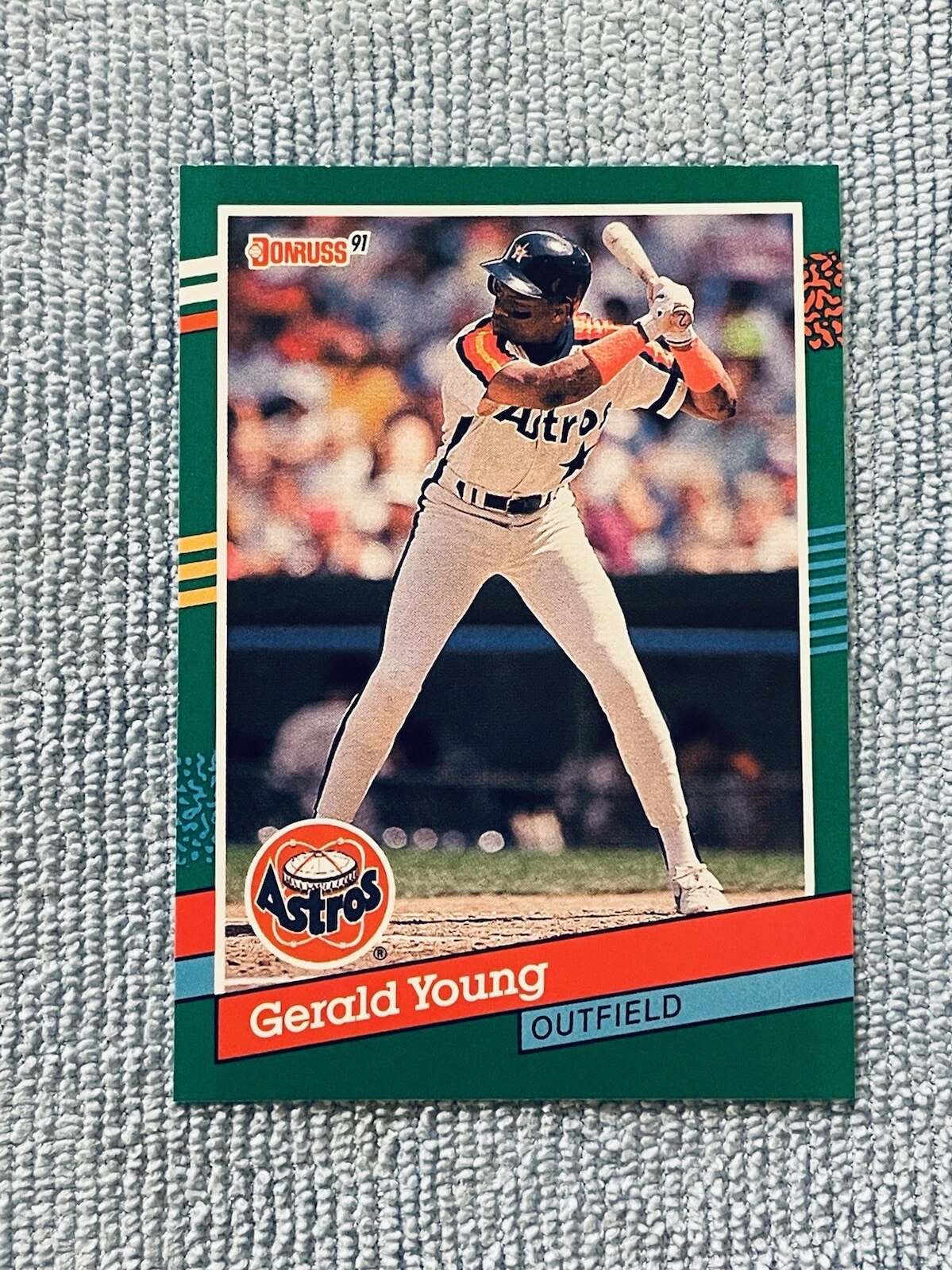 1991 Donruss Baseball Gerald Young #689 Houston Astros