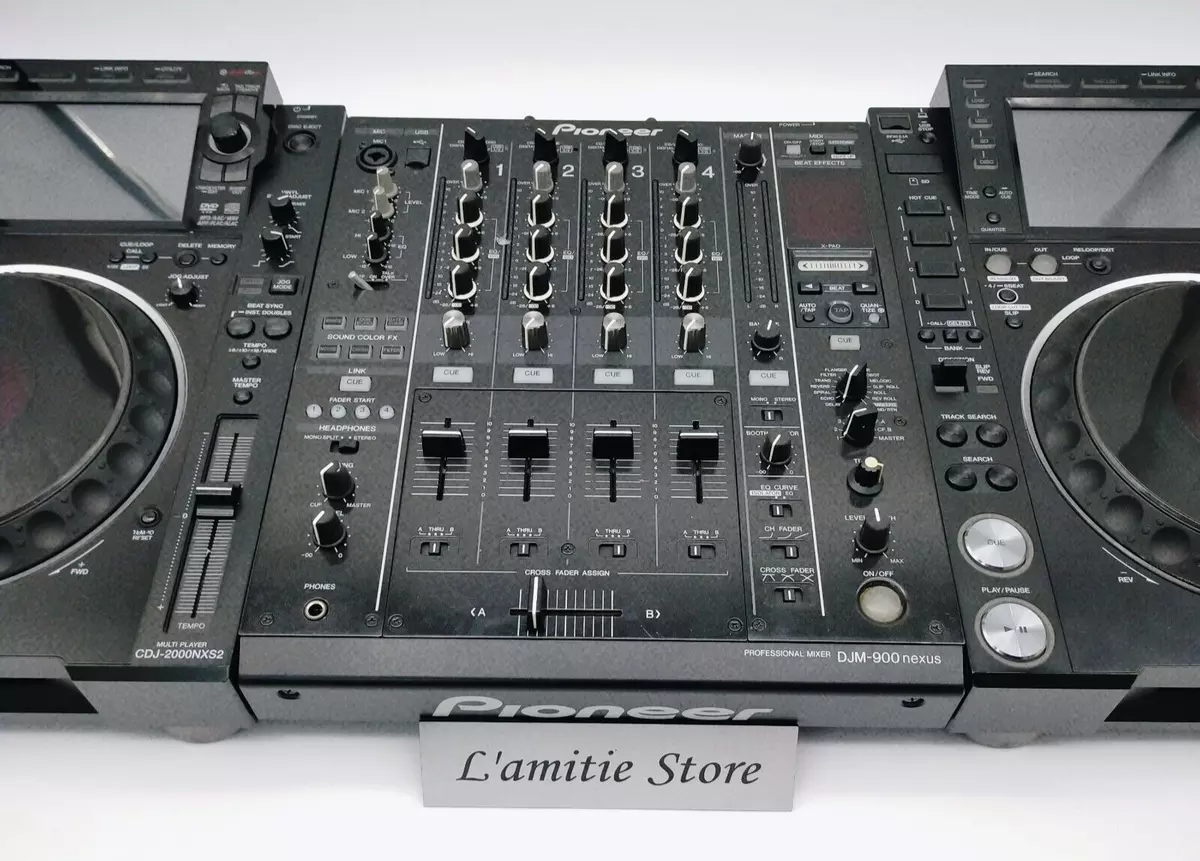 Pair 2x Pioneer DJ CDJ-2000NXS2 DJM-900NXS Pro Player Mixer 2000 900 Nexus  NXS2