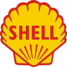 SHELL GASOLINE LOGO VINYL 3M USA MADE DECAL STICKER TRUCK WINDOW BUMPER WALL CAR