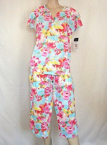 lauren sz pajama ralph jersey cotton floral