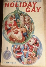 HOLIDAY GAY 1967 DON HOLLIDAY- BONFILS ART- C.A.M.P. - PULP NOVEL GAY INTEREST