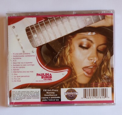 Ananda by Paulina Rubio (CD, 2006) Ni Una Sola Palabra
