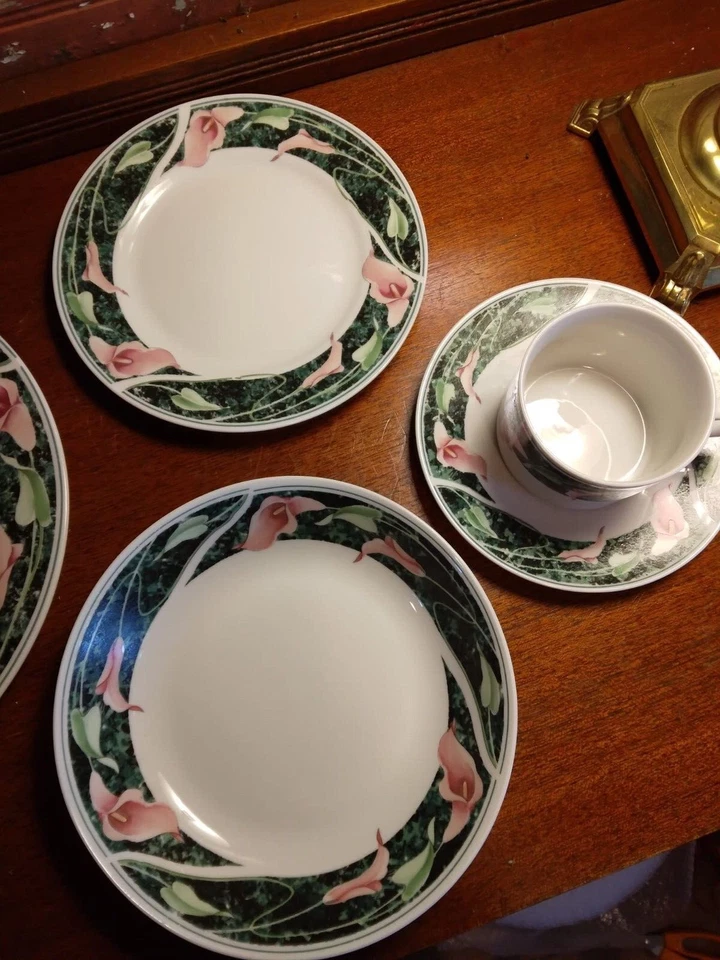 Gibson Rosa Cala Lilly Flores PLATOS DE CENA Y ENSALADA, CUENCOS, TAZAS, PLATILLOS Foto 4 de 4