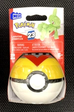 MEGA Construx Pokemon Larvitar Series 23 JCT24 Pokeball Poke Ball NIH