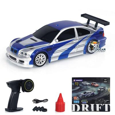 US Stock 4WD RTR 1:43 RC Race Car Gyro Fully Proportional Control Speed Mini Toy