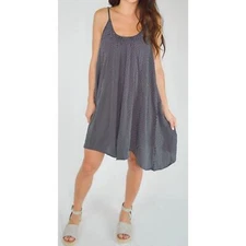 Grade & Gather Black and White Midi dress, size Large