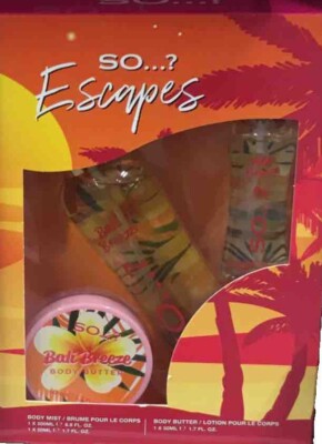 Bali Breeze Body Mist Body Butter Gift Set Ladies Fragrance UK