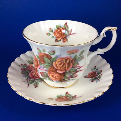 Royal Albert Centennial Rose Bone China Tea Cup And Saucer