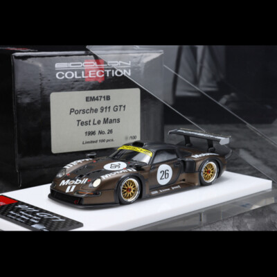 ミニカー 1/43 Porsche 911 GT1 Porsche AG Test Car Make Up 1:43 Porsche 911 GT1 Test Le Mans 1996 #26 Car Model