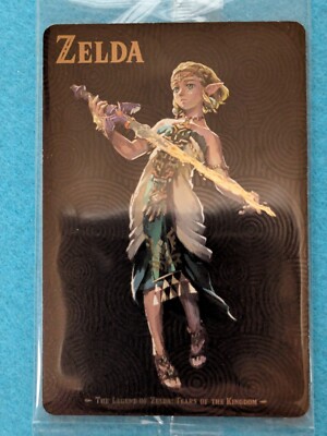 ZELDA The Legend of Zelda Tears of the Kingdom Nintendo Wafer Card