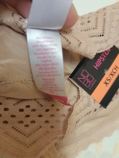 Micro y encaje Hipster No Boundaries para mujer color topo transparente - ELECCIÓN DE TALLA Foto 2 de 4