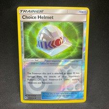 Choice Helmet 169/214 Lost Thunder Pokemon Reverse Holo LP