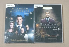 Murdoch Mysteries Complete Seasons 17-18 ( DVD Set ) New & Sealed US SELL