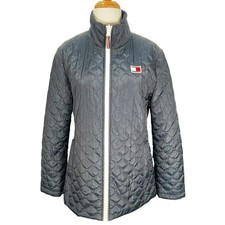 Tommy Hilfiger 3-In-1 All Weather Jacket Large Navy Quilted Zip Logo Coat