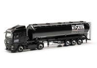 Herpa H0 317252 - LKW MAN TGX GM Silo-Sattelzug Kisker
