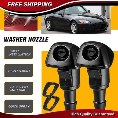 2 Kit Windshield Washer Nozzle Front Left & Right Side For Honda S2000 2000-2009