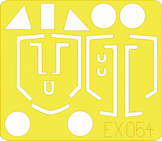 Eduard EDEX054 1:48 Focke-Wulf Fw-190A/Fw-190F canopy and wheels