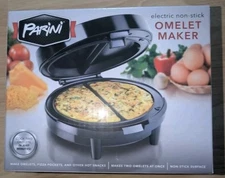 PARINI Electric Non-Stick OMELET MAKER New In Box 