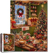 Christmas Kitchen 1000 Piece Jigsaw Puzzles for Adults Christmas Tree Jigsaw Puz