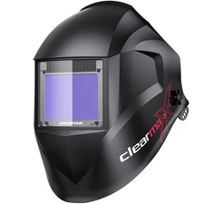 ARCCAPTAIN Internal Control Auto Darkening Welding Helmet, True Color Solar P...