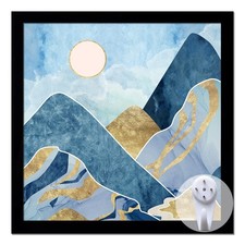 Black Picture Frame, 9x9 Picture Frame for Square Photo Poster Canvas Certifi...