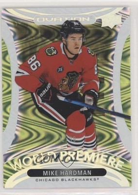 2021-22 Upper Deck Ovation World Premiere Lime 12/99 Mike Hardman Rookie RC 0wp8