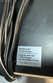 Nintendo NES Console Lot w/ Advantage, 2 Zappers, Double Dragon & 3 Games