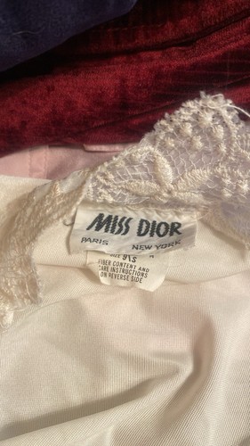 DIOR 9 Vintage Mixed Clothing Lot of Robes, slips, Button Down And Other