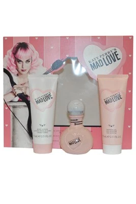 KATY PERRY Mad Love Eau de Parfum Spray 50ml Shower Gel 75ml Lotion 75ml Womens Perfume