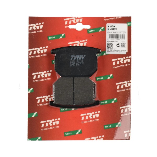 Trw Bremsbelag Organisch (FüR: Suzuki Gsx 1100 Katana S GS1100X 82-84 Vorne )-image