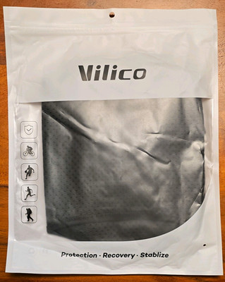 Vilico Sport Kniebandage Kompressionsbandage Schwarz - Größe XL (1 Stück) Neu