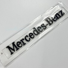 Für Mercedes Benz Schriftzug Aufkleber Emblem Logo Heckklappe Auto Schwarz Glänz