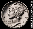 1941-D Silver Mercury Dime-Choice Gem Brilliant Unc +++ FSB No Reserve #G7517