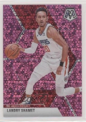 2019-20 Panini Mosaic Fast Break Pink Prizm 14/20 Landry Shamet #118 04o2