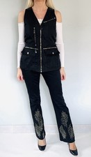 Blouson sans manches détail cuir PRADA Vintage 1990s/2000s