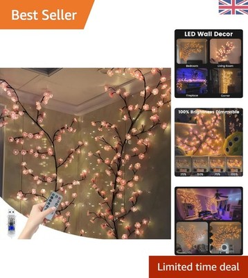 Künstlerische 1,8m Blütenbaum Lichter - 96 LED Lichterkette mit flexiblen Ästen