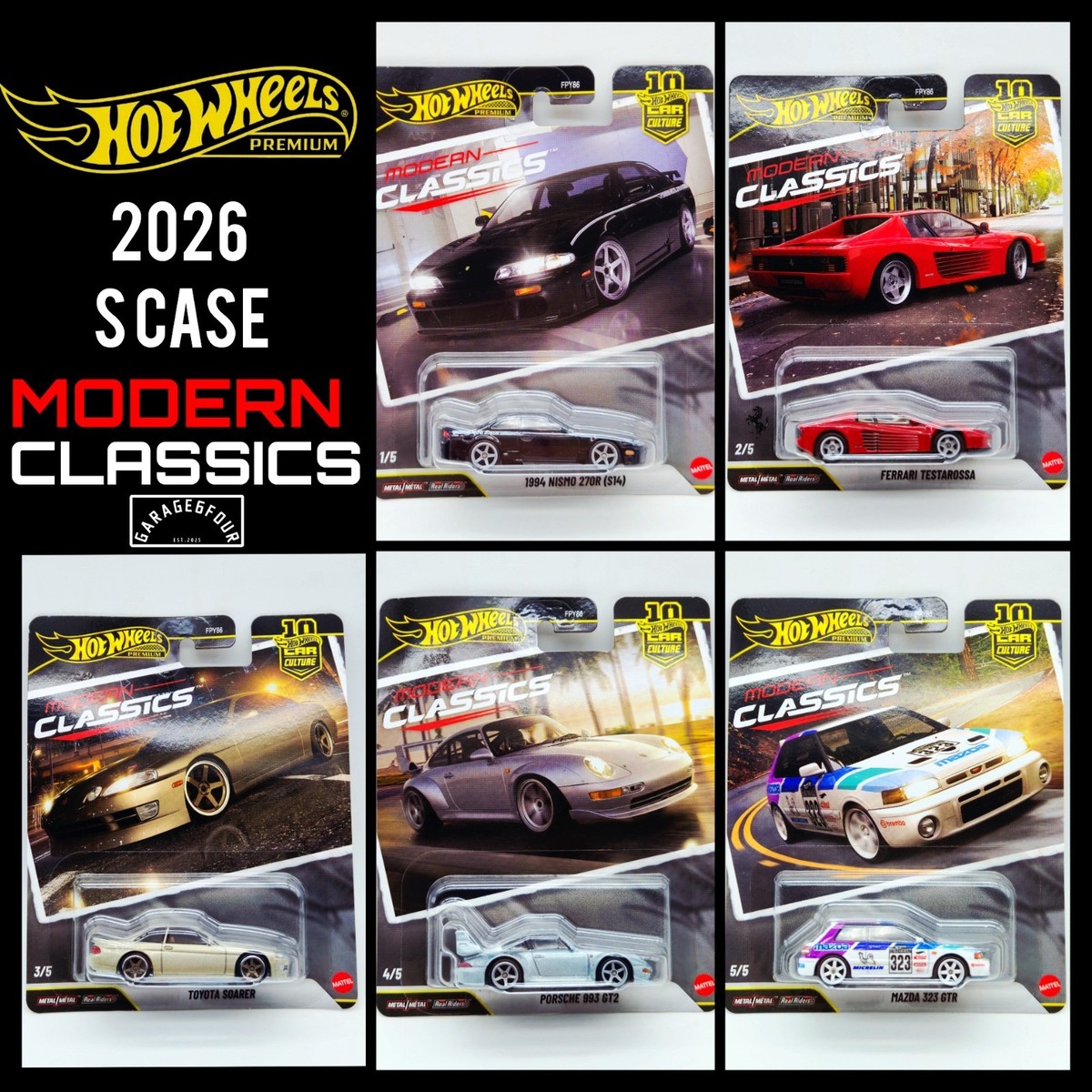 HOT WHEELS PREMIUM | '26 MODERN CLASSICS 961S-SOLD INDIVIDUALLY