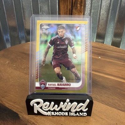 2025 Topps Chrome MLS #29 Rafael Navarro Gold Refractor #/50