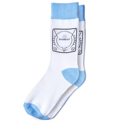 Numskull Official Sega Dreamcast Cotton Socks White