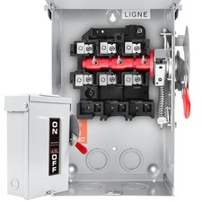 30 Amp Disconnect Switch,3 Pole Safety Switch,Non-Fusible,Indoor Outdoor,Meet...