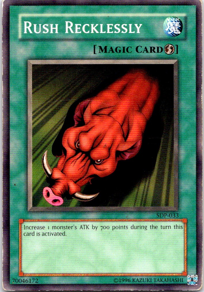 Rush Recklessly #SDP-033 Starter Deck: Pegasus - - Moderately played