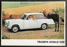 TRIUMPH Herald 1200 Car Sales Brochure 1968  Ref 375/268/Eng