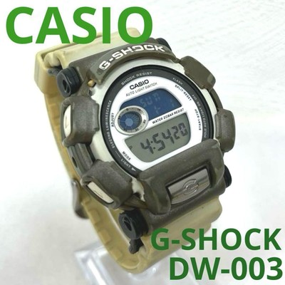 Casio GShock DW003 Watch Men 46mm Digital Brown Round DJSpooky New Battery 