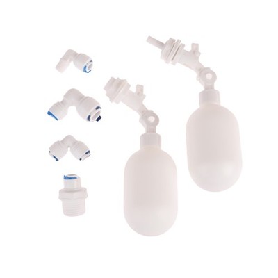 1/4'' 3/8'' Mini Float Valve Aquarium Fish Tank Water Dispenser Float Ball Valve