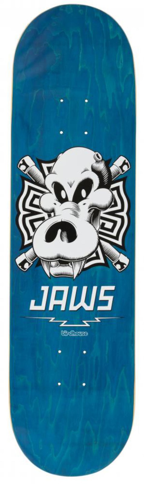 Birdhouse Pro Skateboard Deck 8.25"" Jaws Skull