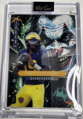 Byrce Underwood 1/1 Joker From Holiday Joker Pack Multi-Sport 2025 Wild Card