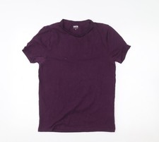 Basic-T-Shirt Damen UK Gr&ouml;&szlig;e M ASOS Lila
