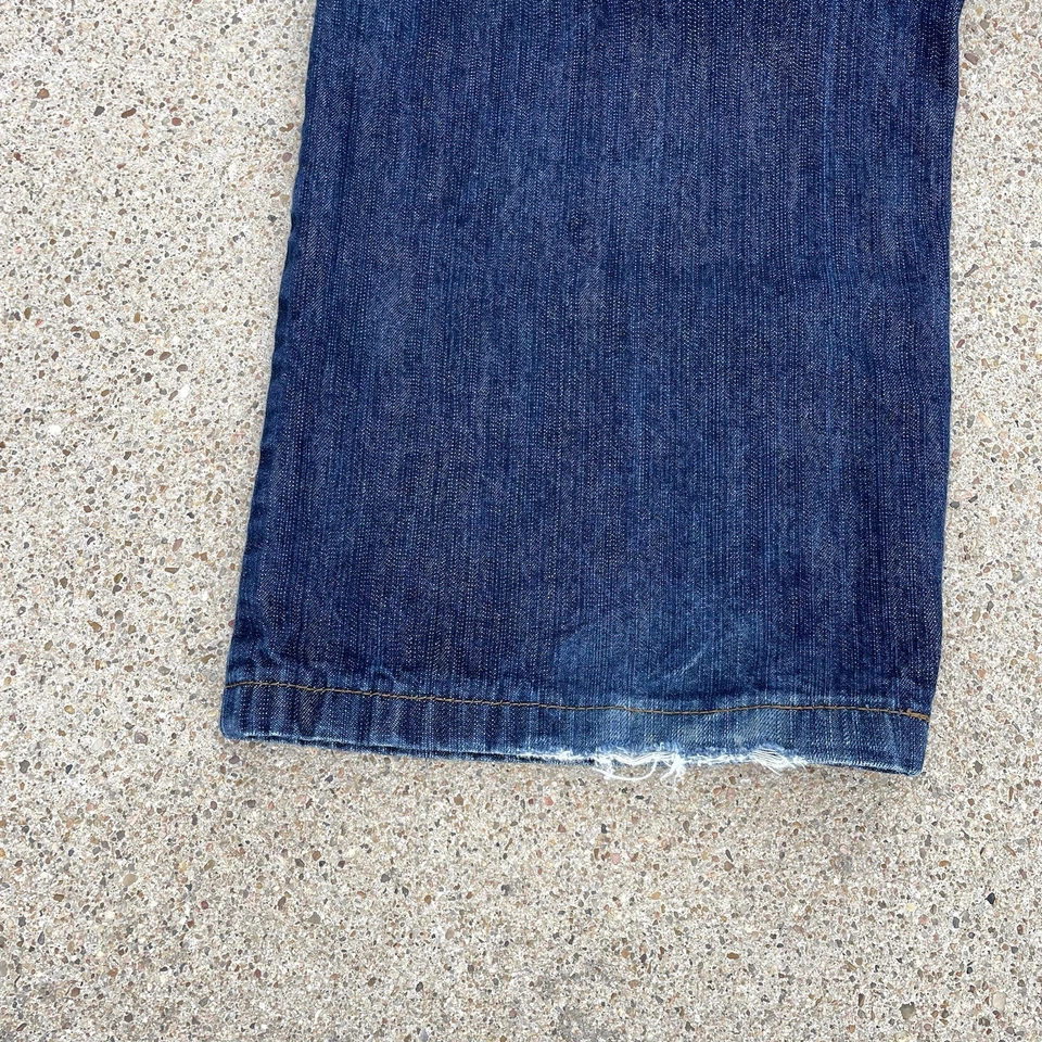 Y2K Vintage Rocawear Baggy Wide Leg Jeans Cyber Mall Goth 40x32 Skater Loose - Image 3 of 4