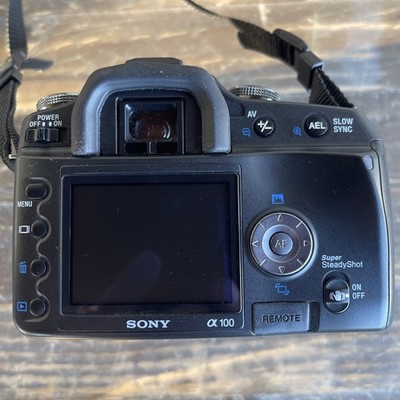 Sony DSLR A100 Digital Camera w/18-70mm Lense- Incl Battery,No