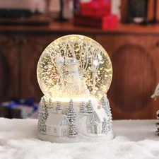 Christmas Snow Globes, Snow Globes Christmas with Music, Snowman Snow Globe, a W